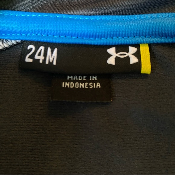 Under Armour Infant Boys 2 Piece Track Suit Gray & Camouflage Size 24 Months - Picture 2 of 10